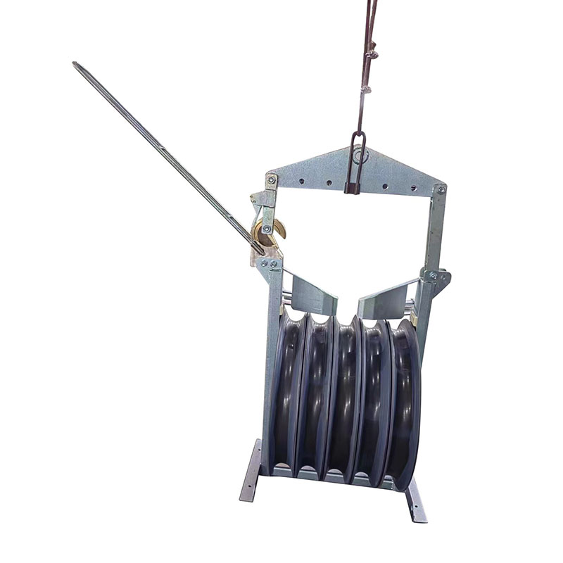 Aerial Helikopter Stringing Blocks