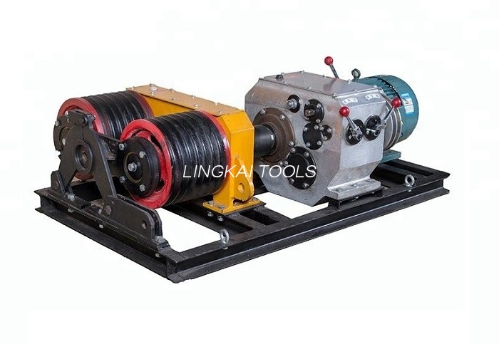 Dobbelt Capstan Mortor 5 Tons spil 50KN Power Construction Med Elmotor