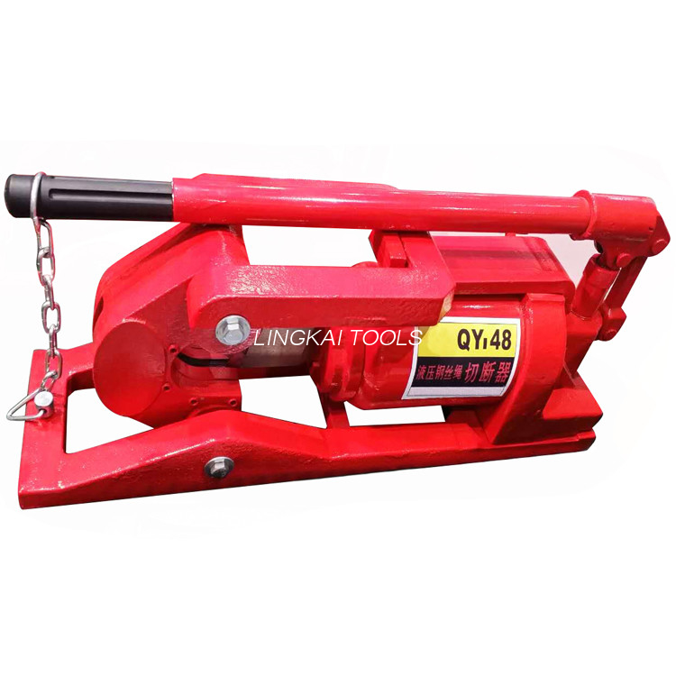 QY48 20T hydraulisk wireskærer / stålkabelskærer 0,3 l oliekapacitet