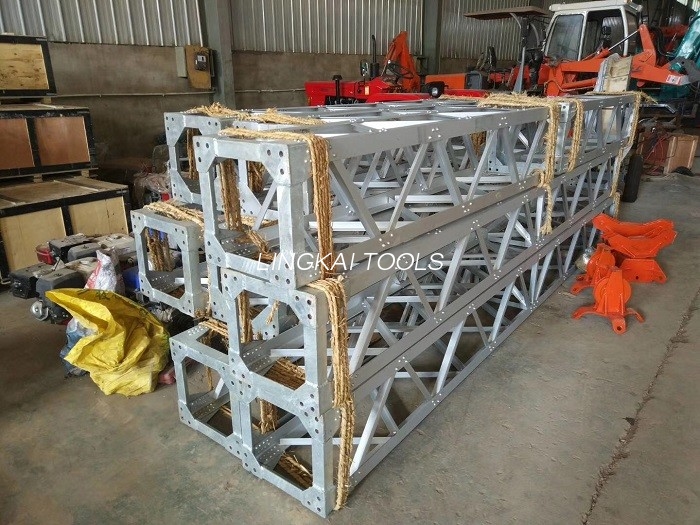 Aluminiumslegering A-form Gitter Gin-stangboretårne ​​til installation af tårne