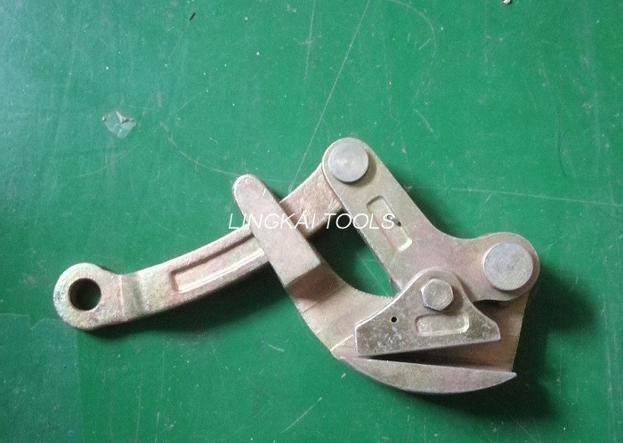 10KN Single Cam Wire Kabel Gripper / Earth Wire Gripper Tool For Steel Strand