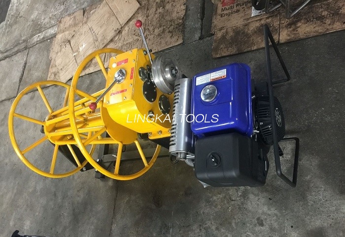 3 tons dieselmotor wirestrengemaskine, wireoptagningsspil med wirereb