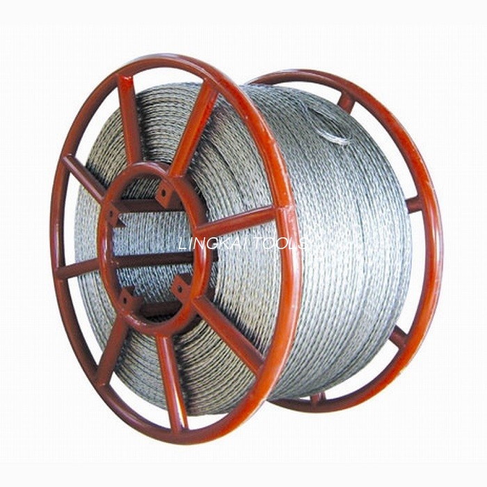 26 mm anti-vridning flettet stålwire til snoring 800 kv transmissionslinje