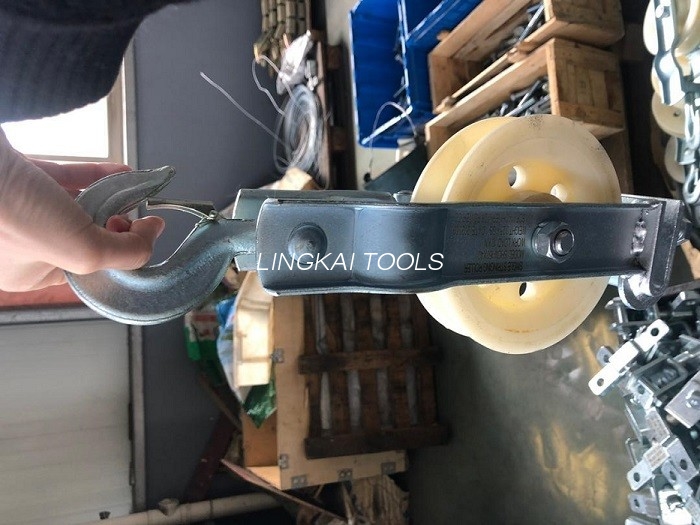Siddende og hængende type Dual-Use Conductor Wire Rope Pulley Stringing