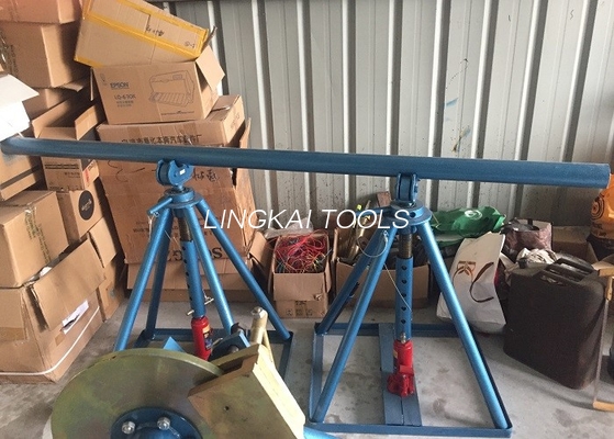 Line Construction Wire Reel Stands, Ton Justerbare Kabel Jack Stands